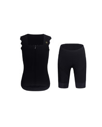 RIVANELLE sleeveless jersey and short pants - SCALLESSA - black